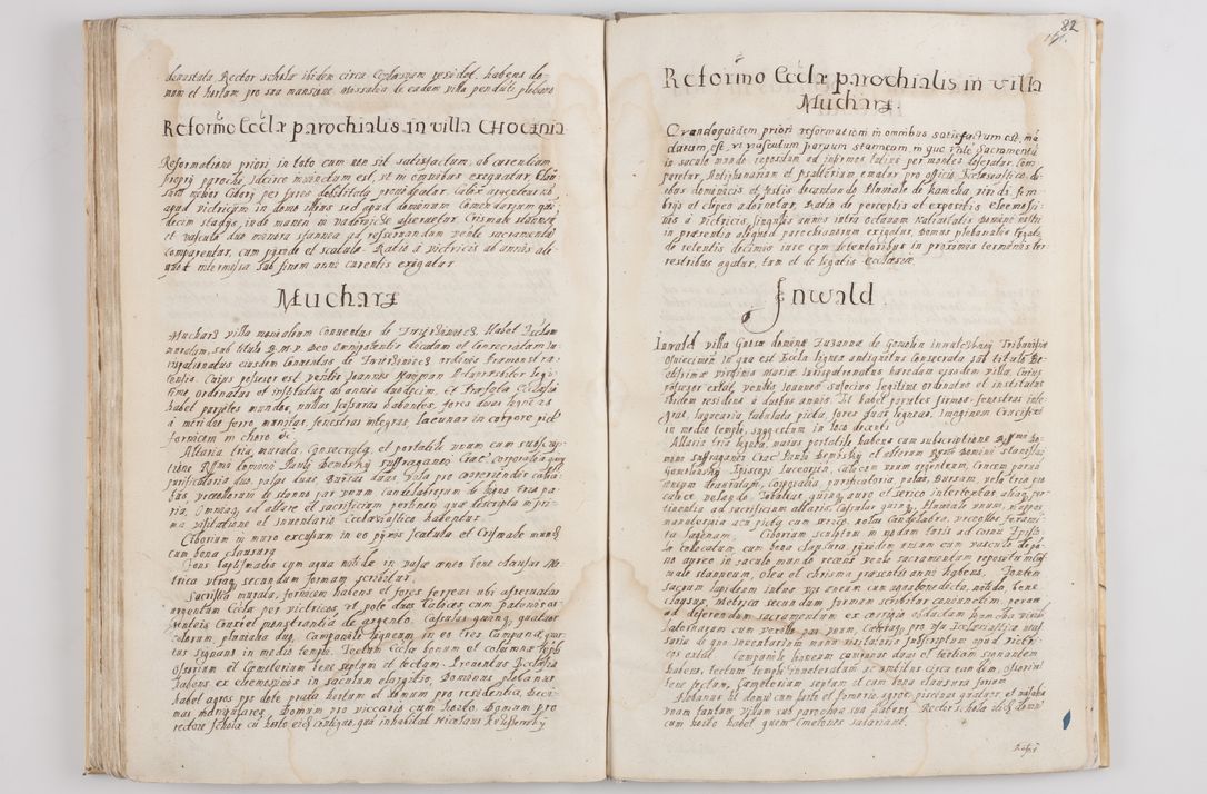 Zdjęcie nr 87 dla obiektu archiwalnego: Visitatio decanatuum Novi Montis, Volbromiensis, Leloviensis et Zatoriensis de mandato R. D. Bernardi Maciejowski, episcopi Cracoviensis et ducis Severiensis a. D. 1602