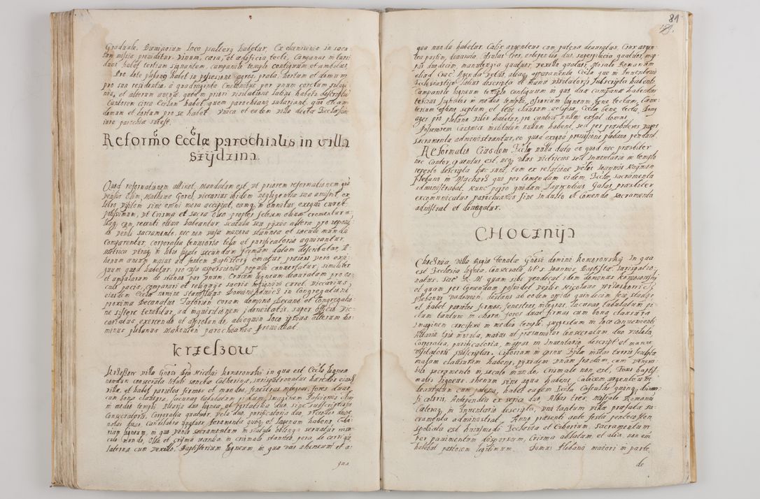 Zdjęcie nr 86 dla obiektu archiwalnego: Visitatio decanatuum Novi Montis, Volbromiensis, Leloviensis et Zatoriensis de mandato R. D. Bernardi Maciejowski, episcopi Cracoviensis et ducis Severiensis a. D. 1602