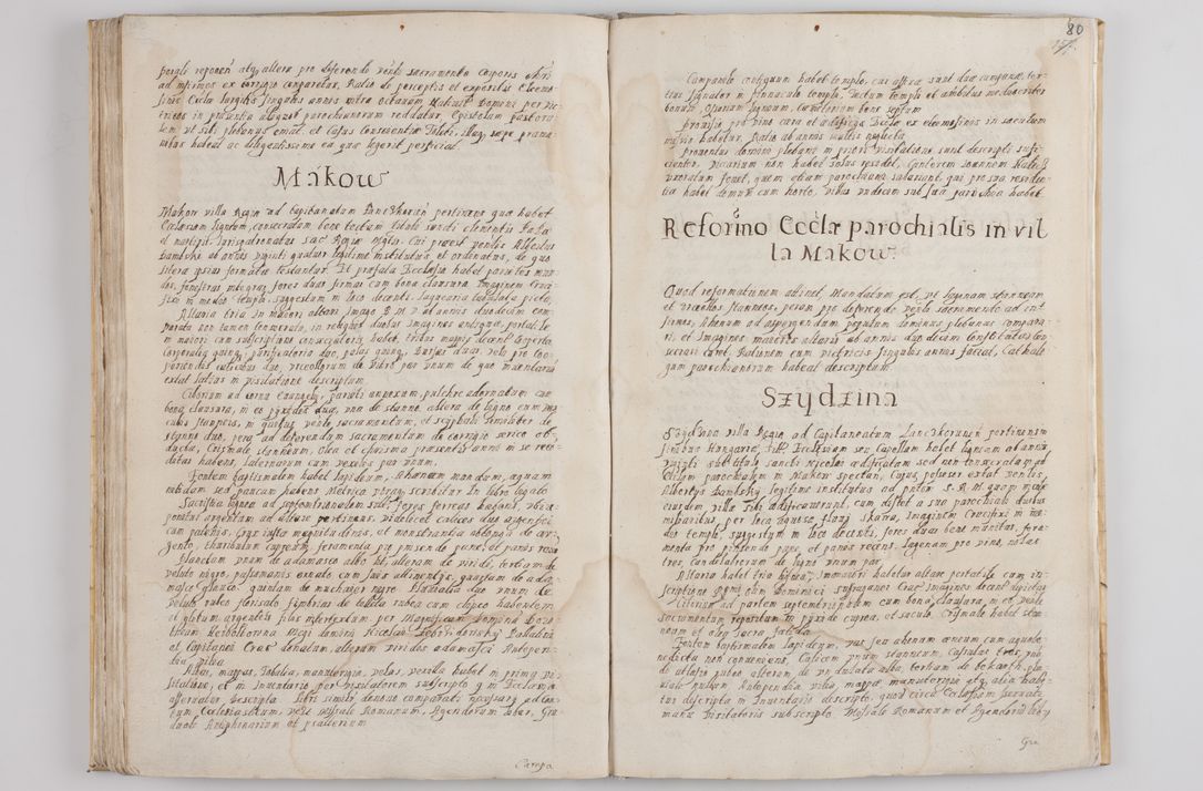 Zdjęcie nr 85 dla obiektu archiwalnego: Visitatio decanatuum Novi Montis, Volbromiensis, Leloviensis et Zatoriensis de mandato R. D. Bernardi Maciejowski, episcopi Cracoviensis et ducis Severiensis a. D. 1602