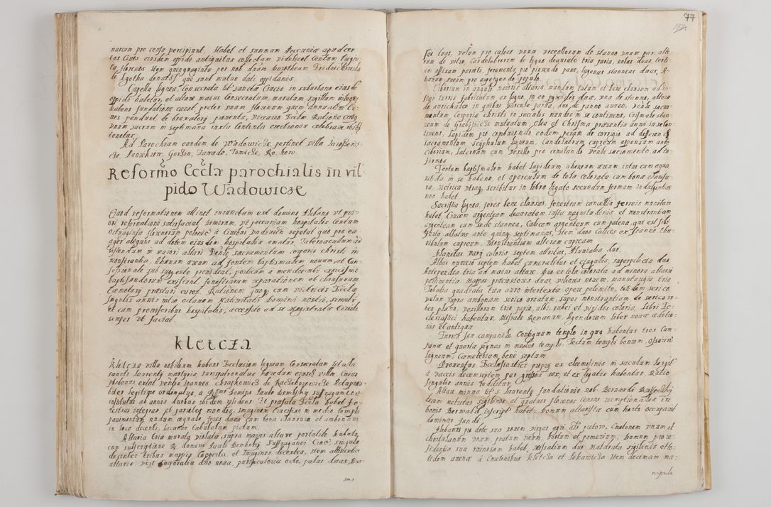 Zdjęcie nr 82 dla obiektu archiwalnego: Visitatio decanatuum Novi Montis, Volbromiensis, Leloviensis et Zatoriensis de mandato R. D. Bernardi Maciejowski, episcopi Cracoviensis et ducis Severiensis a. D. 1602