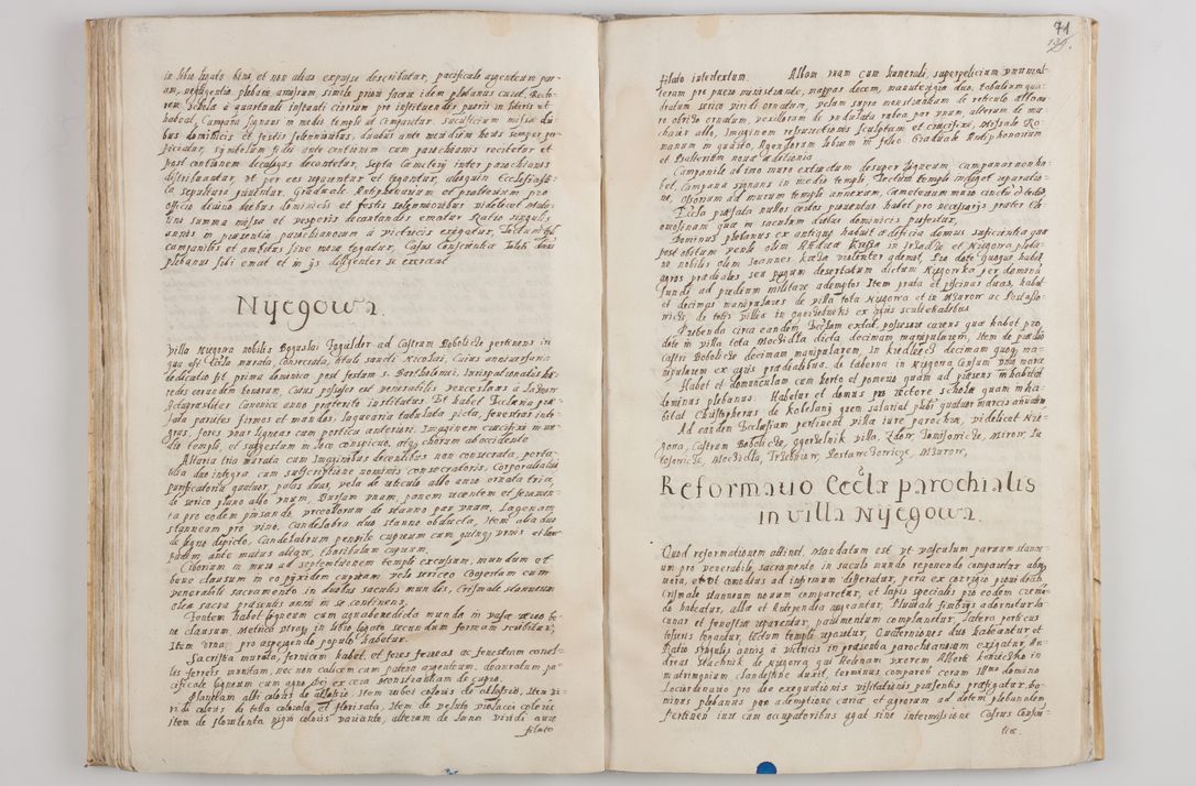 Zdjęcie nr 76 dla obiektu archiwalnego: Visitatio decanatuum Novi Montis, Volbromiensis, Leloviensis et Zatoriensis de mandato R. D. Bernardi Maciejowski, episcopi Cracoviensis et ducis Severiensis a. D. 1602