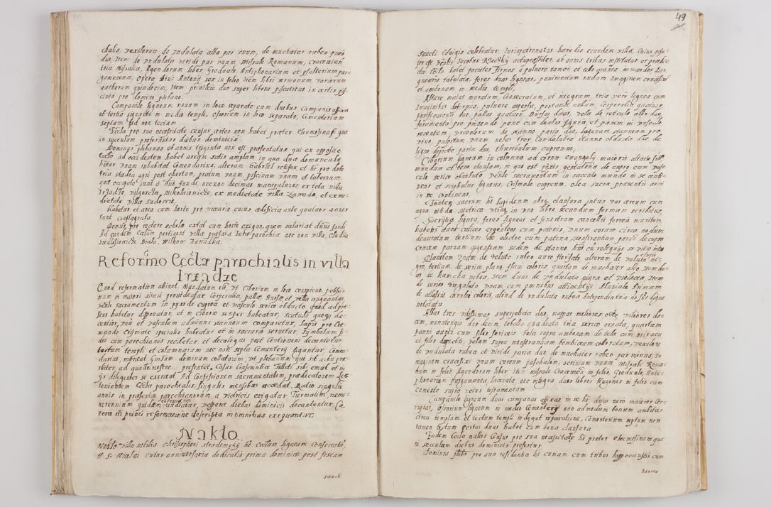 Zdjęcie nr 54 dla obiektu archiwalnego: Visitatio decanatuum Novi Montis, Volbromiensis, Leloviensis et Zatoriensis de mandato R. D. Bernardi Maciejowski, episcopi Cracoviensis et ducis Severiensis a. D. 1602
