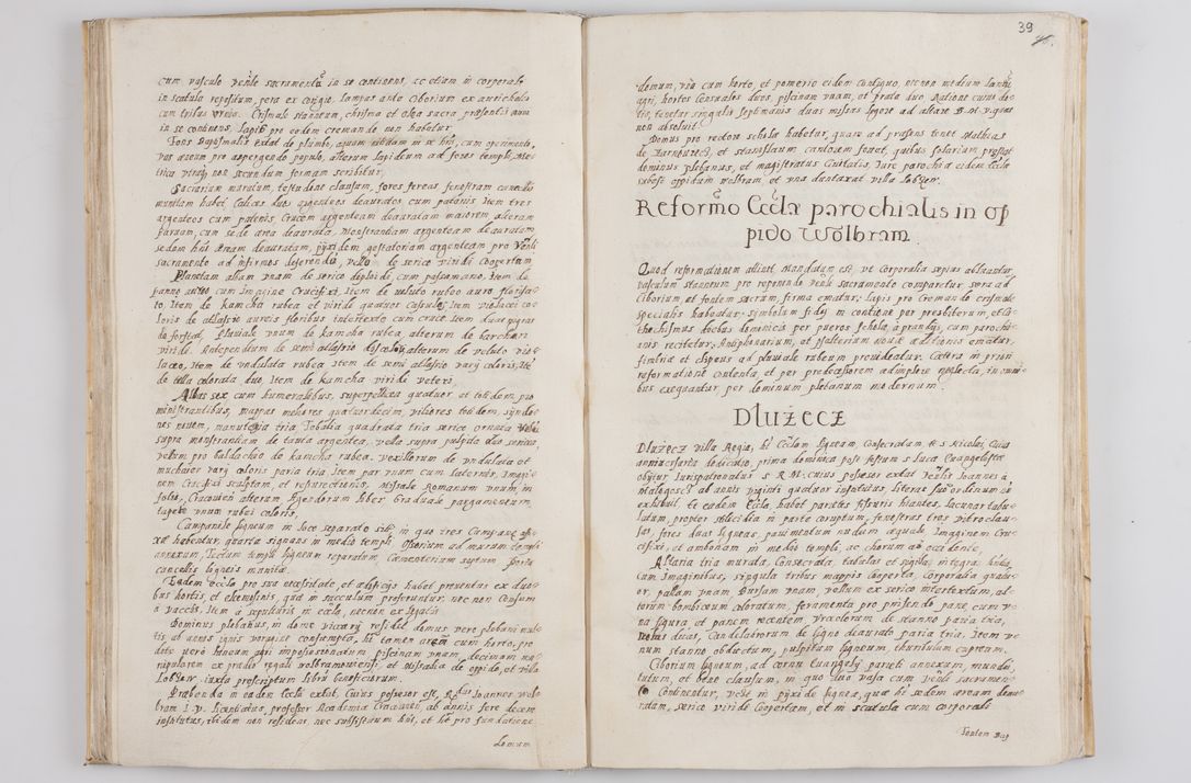 Zdjęcie nr 44 dla obiektu archiwalnego: Visitatio decanatuum Novi Montis, Volbromiensis, Leloviensis et Zatoriensis de mandato R. D. Bernardi Maciejowski, episcopi Cracoviensis et ducis Severiensis a. D. 1602