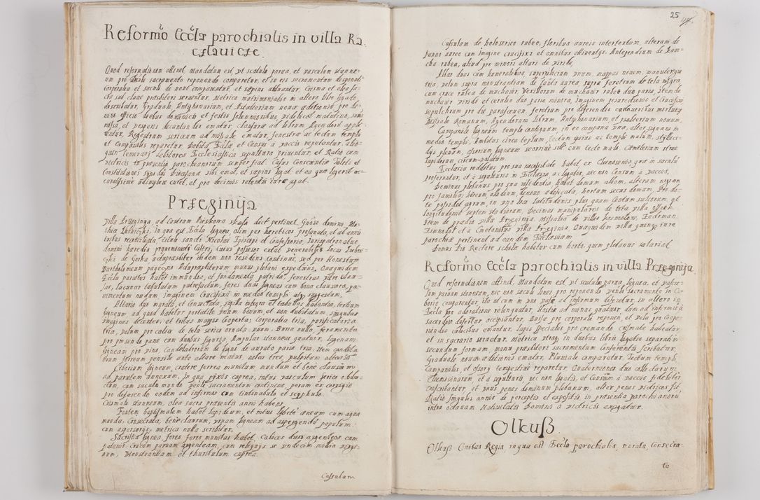 Zdjęcie nr 29 dla obiektu archiwalnego: Visitatio decanatuum Novi Montis, Volbromiensis, Leloviensis et Zatoriensis de mandato R. D. Bernardi Maciejowski, episcopi Cracoviensis et ducis Severiensis a. D. 1602