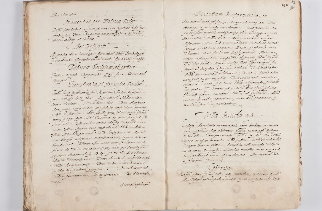 Zdjęcie nr 22 dla obiektu archiwalnego: Visitatio ecclesiarum decanatus Novi Montis, Bythomiensis, Novi Fori, Chodeliensis, Parczoviensis per Rmum Dnum Petrum Skiedzienski Archidiaconum Zawichostensem de anno 1611 peracta