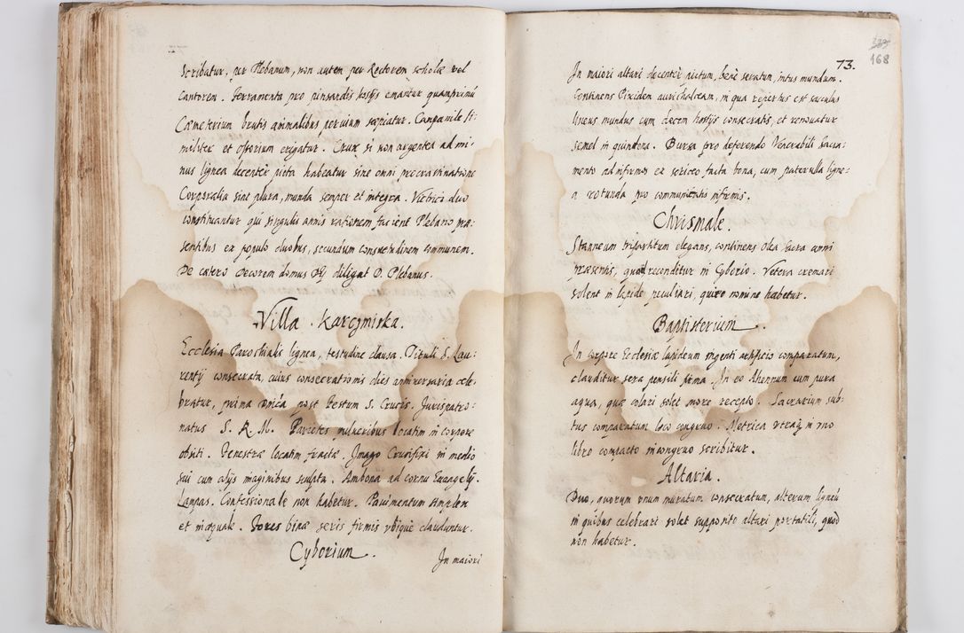 Zdjęcie nr 173 dla obiektu archiwalnego: Visitatio ecclesiarum decanatus Novi Montis, Bythomiensis, Novi Fori, Chodeliensis, Parczoviensis per Rmum Dnum Petrum Skiedzienski Archidiaconum Zawichostensem de anno 1611 peracta