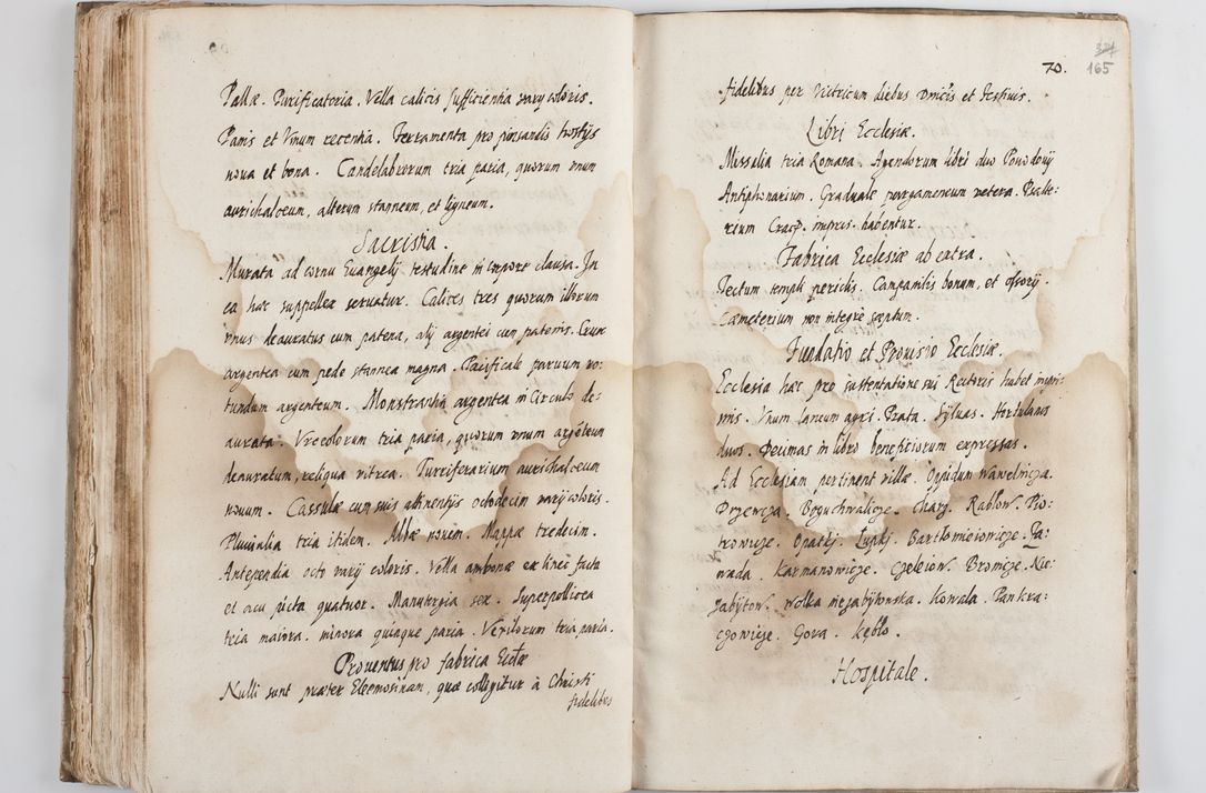 Zdjęcie nr 170 dla obiektu archiwalnego: Visitatio ecclesiarum decanatus Novi Montis, Bythomiensis, Novi Fori, Chodeliensis, Parczoviensis per Rmum Dnum Petrum Skiedzienski Archidiaconum Zawichostensem de anno 1611 peracta