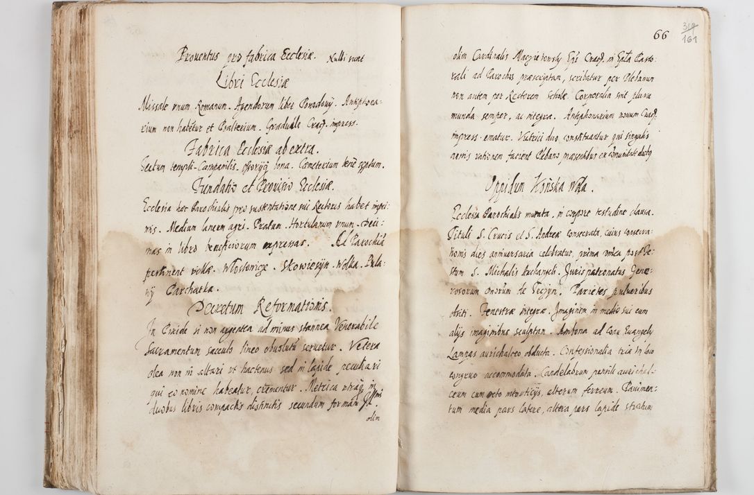 Zdjęcie nr 166 dla obiektu archiwalnego: Visitatio ecclesiarum decanatus Novi Montis, Bythomiensis, Novi Fori, Chodeliensis, Parczoviensis per Rmum Dnum Petrum Skiedzienski Archidiaconum Zawichostensem de anno 1611 peracta