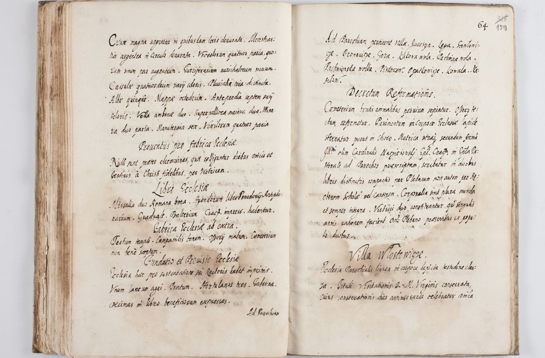 Zdjęcie nr 164 dla obiektu archiwalnego: Visitatio ecclesiarum decanatus Novi Montis, Bythomiensis, Novi Fori, Chodeliensis, Parczoviensis per Rmum Dnum Petrum Skiedzienski Archidiaconum Zawichostensem de anno 1611 peracta