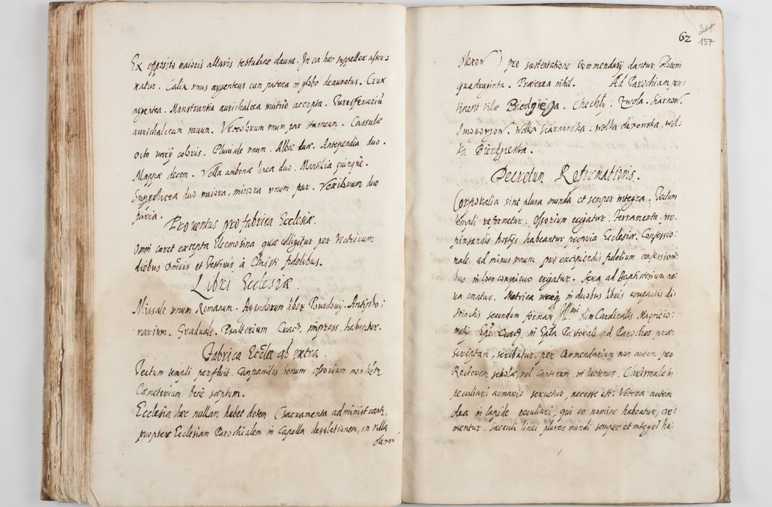Zdjęcie nr 162 dla obiektu archiwalnego: Visitatio ecclesiarum decanatus Novi Montis, Bythomiensis, Novi Fori, Chodeliensis, Parczoviensis per Rmum Dnum Petrum Skiedzienski Archidiaconum Zawichostensem de anno 1611 peracta