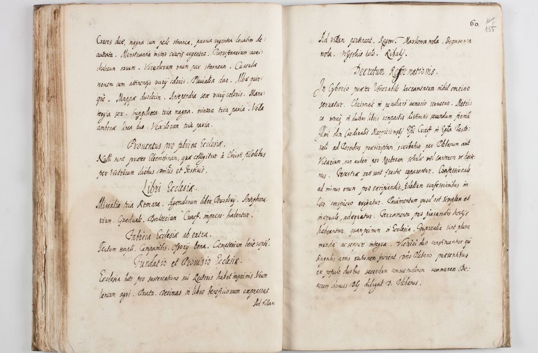 Zdjęcie nr 160 dla obiektu archiwalnego: Visitatio ecclesiarum decanatus Novi Montis, Bythomiensis, Novi Fori, Chodeliensis, Parczoviensis per Rmum Dnum Petrum Skiedzienski Archidiaconum Zawichostensem de anno 1611 peracta