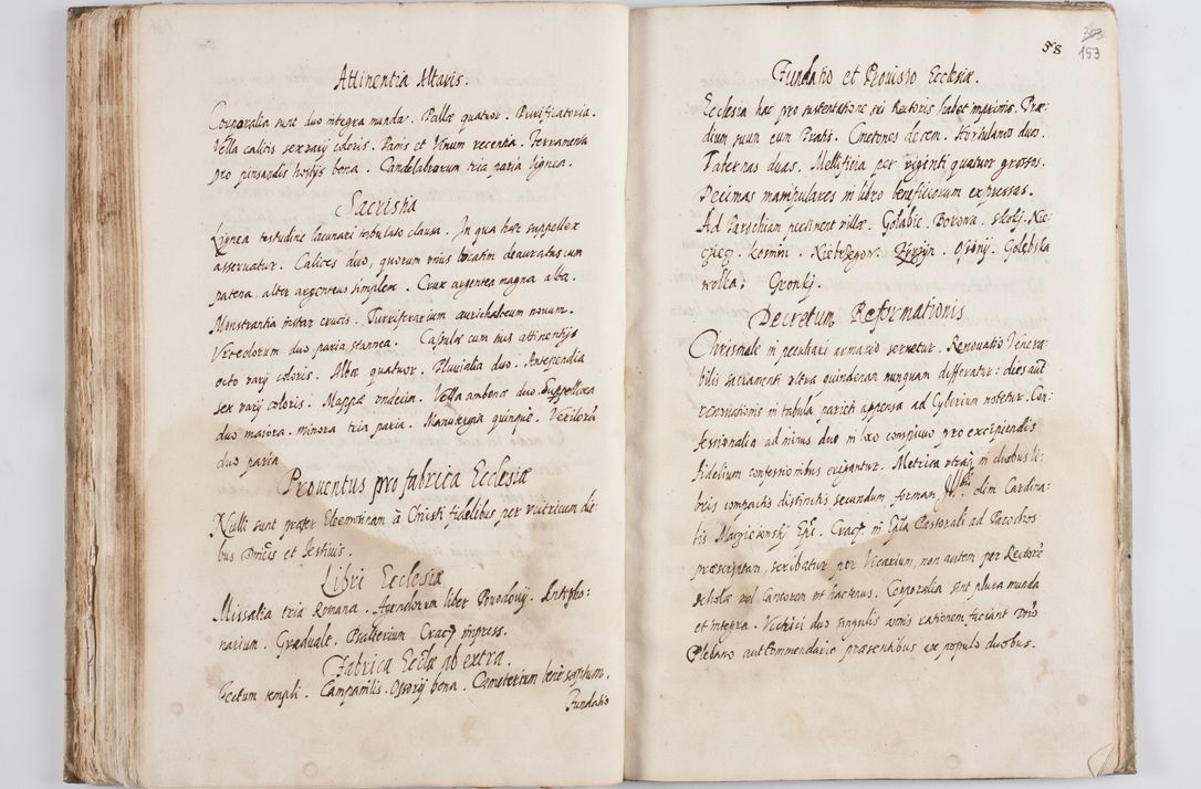 Zdjęcie nr 158 dla obiektu archiwalnego: Visitatio ecclesiarum decanatus Novi Montis, Bythomiensis, Novi Fori, Chodeliensis, Parczoviensis per Rmum Dnum Petrum Skiedzienski Archidiaconum Zawichostensem de anno 1611 peracta