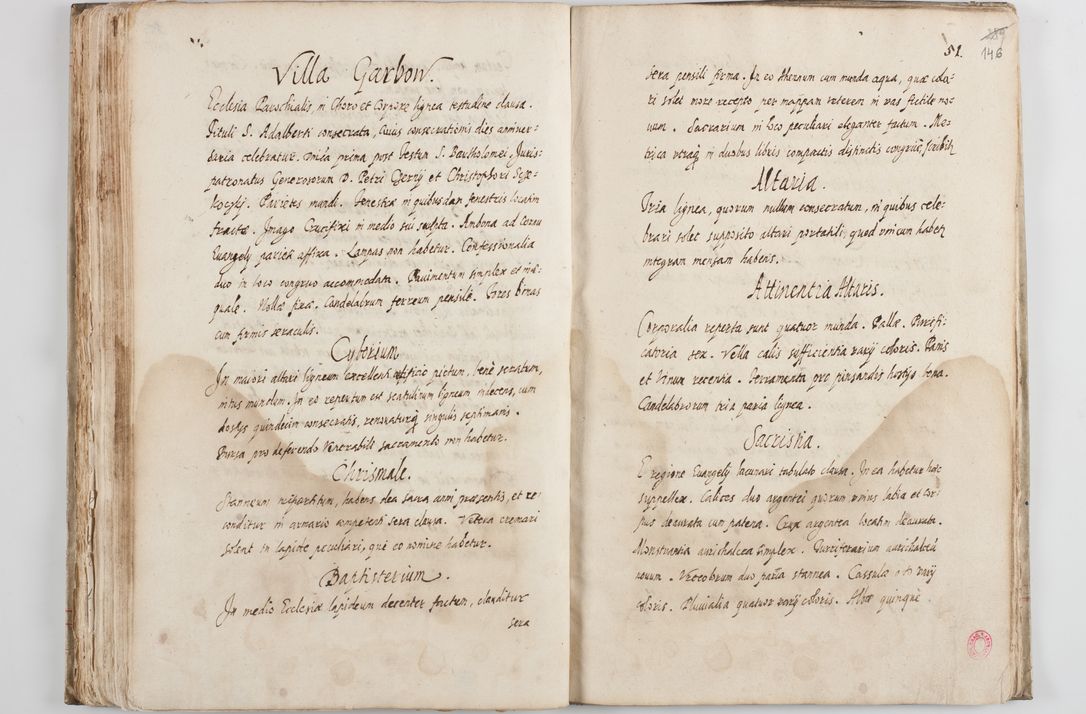 Zdjęcie nr 151 dla obiektu archiwalnego: Visitatio ecclesiarum decanatus Novi Montis, Bythomiensis, Novi Fori, Chodeliensis, Parczoviensis per Rmum Dnum Petrum Skiedzienski Archidiaconum Zawichostensem de anno 1611 peracta