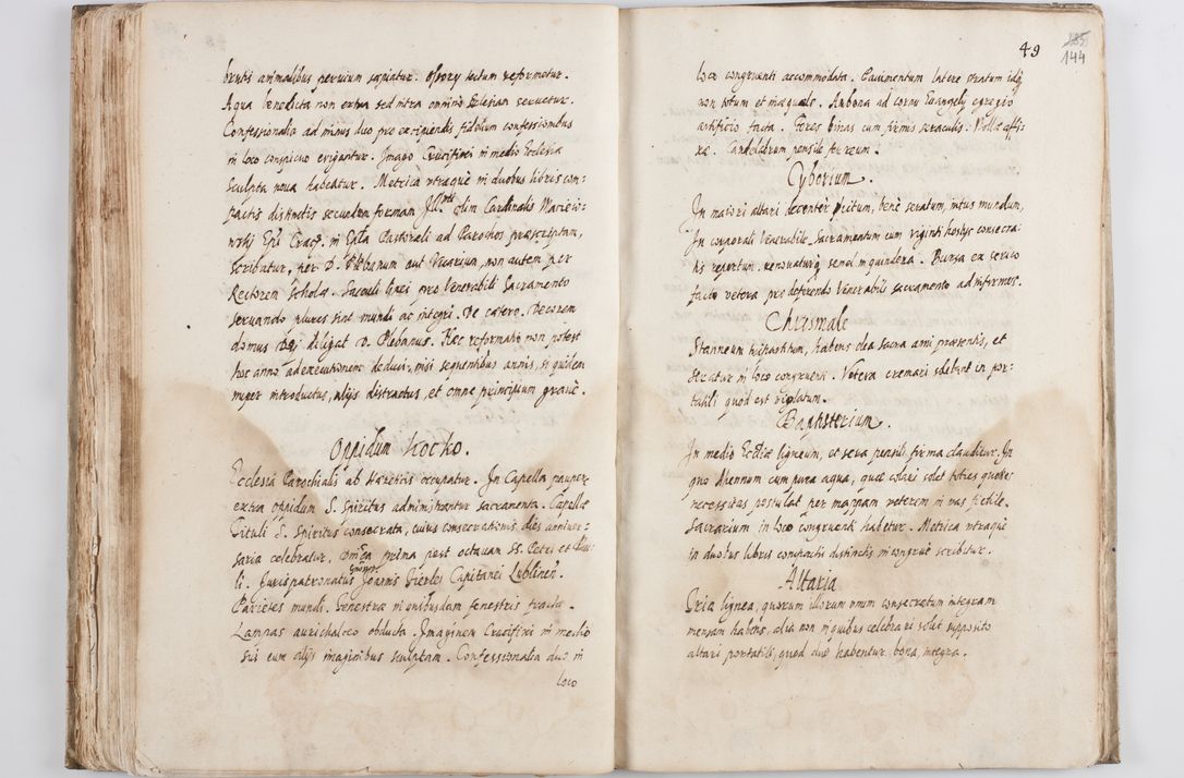 Zdjęcie nr 149 dla obiektu archiwalnego: Visitatio ecclesiarum decanatus Novi Montis, Bythomiensis, Novi Fori, Chodeliensis, Parczoviensis per Rmum Dnum Petrum Skiedzienski Archidiaconum Zawichostensem de anno 1611 peracta