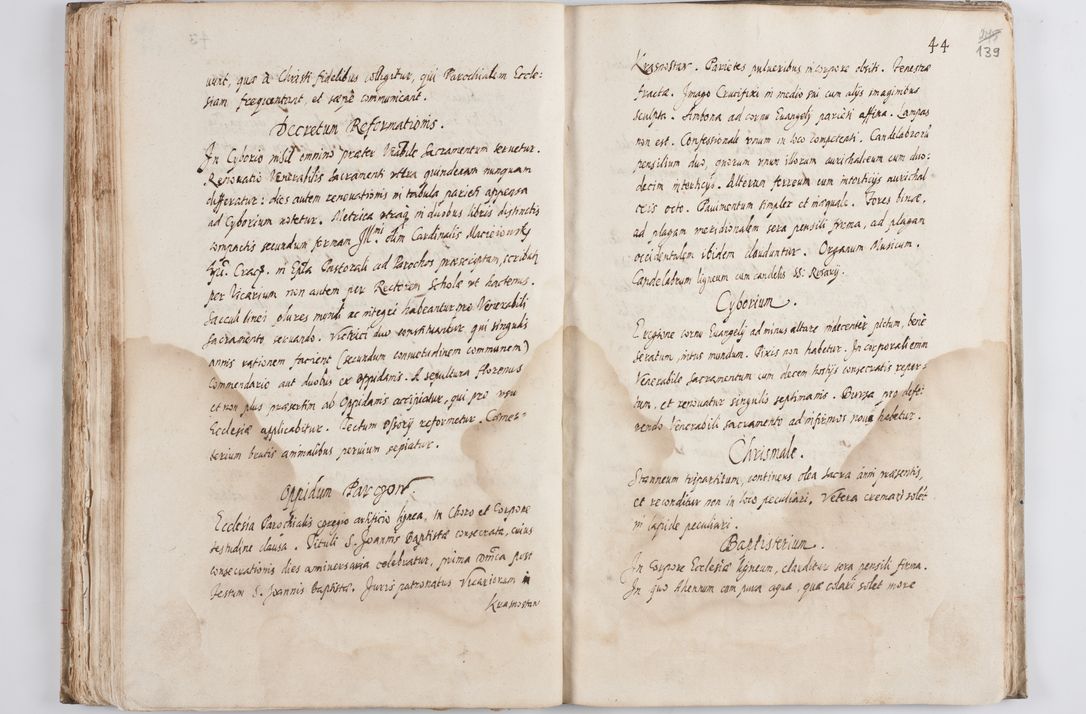 Zdjęcie nr 144 dla obiektu archiwalnego: Visitatio ecclesiarum decanatus Novi Montis, Bythomiensis, Novi Fori, Chodeliensis, Parczoviensis per Rmum Dnum Petrum Skiedzienski Archidiaconum Zawichostensem de anno 1611 peracta