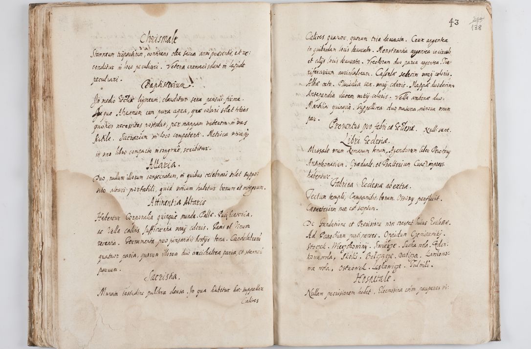 Zdjęcie nr 143 dla obiektu archiwalnego: Visitatio ecclesiarum decanatus Novi Montis, Bythomiensis, Novi Fori, Chodeliensis, Parczoviensis per Rmum Dnum Petrum Skiedzienski Archidiaconum Zawichostensem de anno 1611 peracta