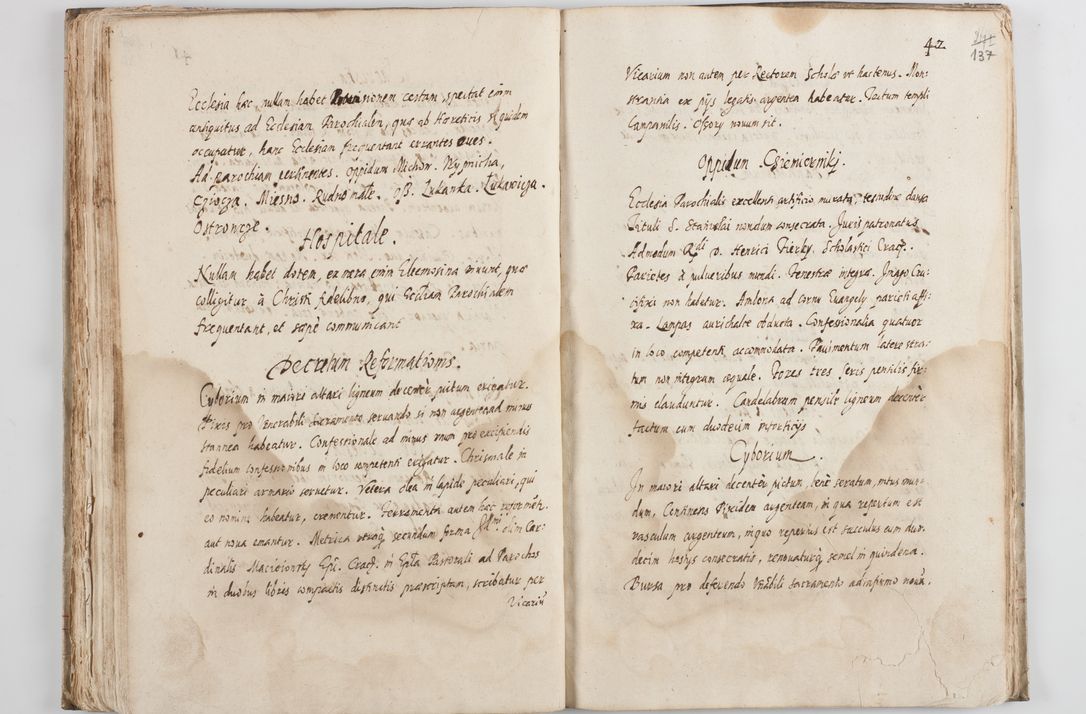 Zdjęcie nr 142 dla obiektu archiwalnego: Visitatio ecclesiarum decanatus Novi Montis, Bythomiensis, Novi Fori, Chodeliensis, Parczoviensis per Rmum Dnum Petrum Skiedzienski Archidiaconum Zawichostensem de anno 1611 peracta