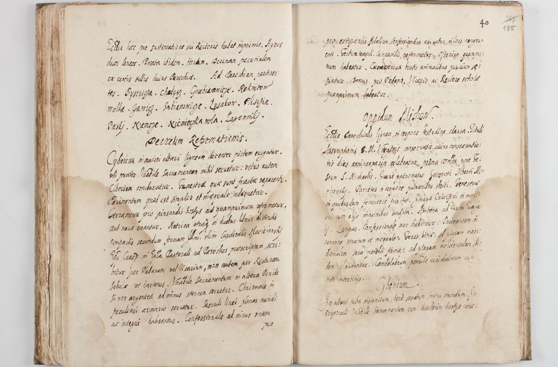 Zdjęcie nr 140 dla obiektu archiwalnego: Visitatio ecclesiarum decanatus Novi Montis, Bythomiensis, Novi Fori, Chodeliensis, Parczoviensis per Rmum Dnum Petrum Skiedzienski Archidiaconum Zawichostensem de anno 1611 peracta