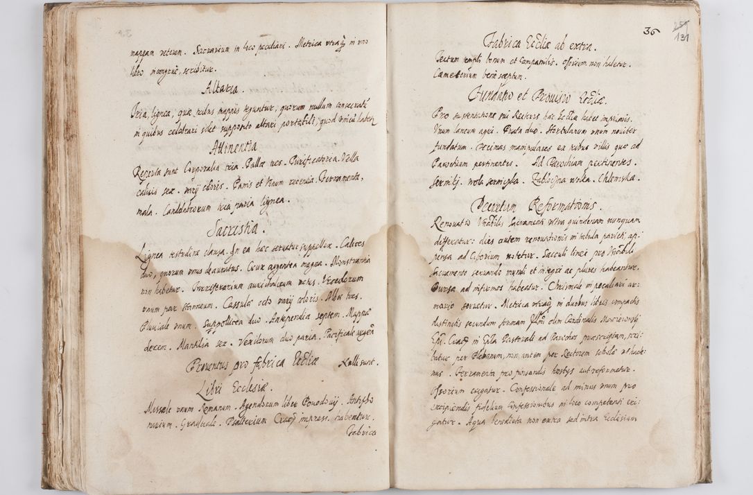 Zdjęcie nr 136 dla obiektu archiwalnego: Visitatio ecclesiarum decanatus Novi Montis, Bythomiensis, Novi Fori, Chodeliensis, Parczoviensis per Rmum Dnum Petrum Skiedzienski Archidiaconum Zawichostensem de anno 1611 peracta