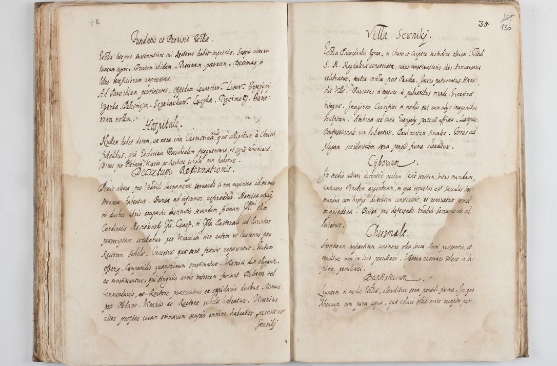 Zdjęcie nr 135 dla obiektu archiwalnego: Visitatio ecclesiarum decanatus Novi Montis, Bythomiensis, Novi Fori, Chodeliensis, Parczoviensis per Rmum Dnum Petrum Skiedzienski Archidiaconum Zawichostensem de anno 1611 peracta