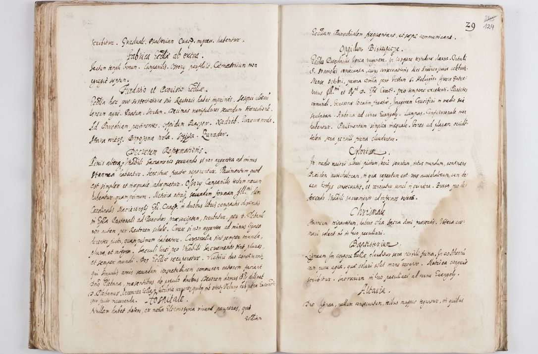 Zdjęcie nr 129 dla obiektu archiwalnego: Visitatio ecclesiarum decanatus Novi Montis, Bythomiensis, Novi Fori, Chodeliensis, Parczoviensis per Rmum Dnum Petrum Skiedzienski Archidiaconum Zawichostensem de anno 1611 peracta