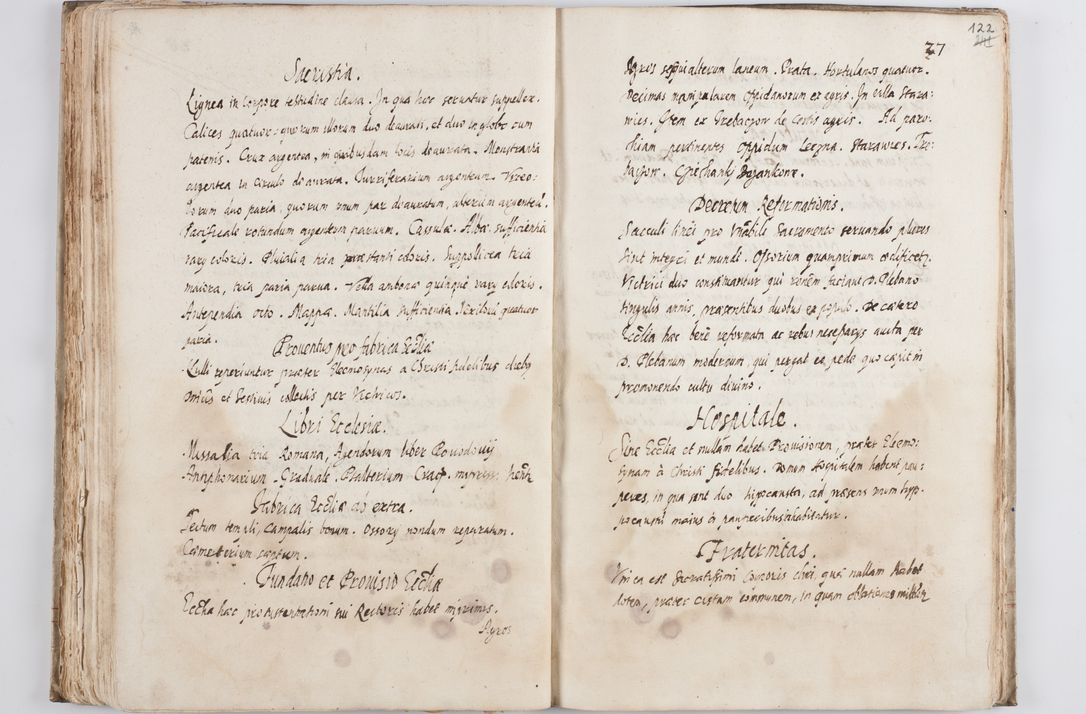 Zdjęcie nr 127 dla obiektu archiwalnego: Visitatio ecclesiarum decanatus Novi Montis, Bythomiensis, Novi Fori, Chodeliensis, Parczoviensis per Rmum Dnum Petrum Skiedzienski Archidiaconum Zawichostensem de anno 1611 peracta