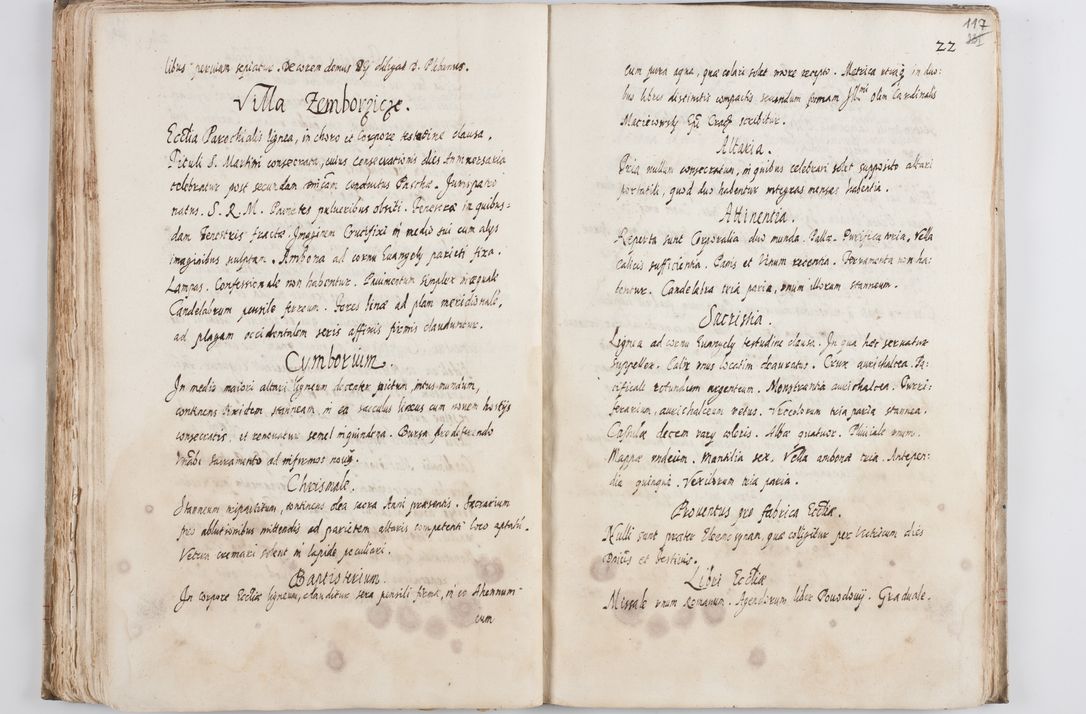 Zdjęcie nr 122 dla obiektu archiwalnego: Visitatio ecclesiarum decanatus Novi Montis, Bythomiensis, Novi Fori, Chodeliensis, Parczoviensis per Rmum Dnum Petrum Skiedzienski Archidiaconum Zawichostensem de anno 1611 peracta