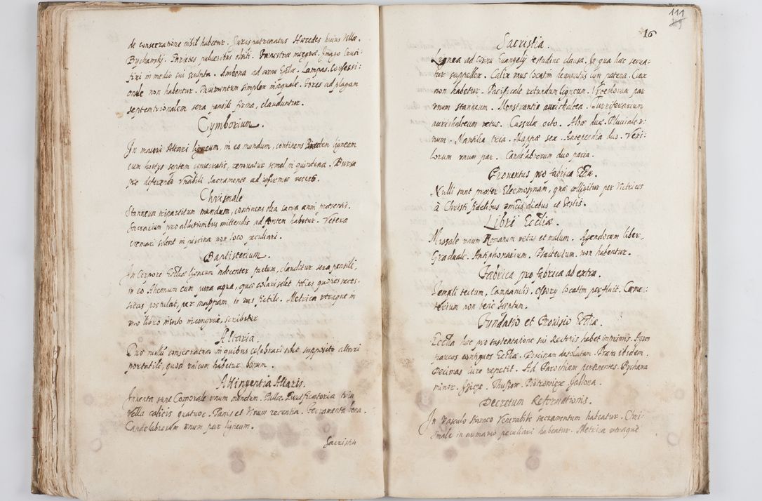 Zdjęcie nr 116 dla obiektu archiwalnego: Visitatio ecclesiarum decanatus Novi Montis, Bythomiensis, Novi Fori, Chodeliensis, Parczoviensis per Rmum Dnum Petrum Skiedzienski Archidiaconum Zawichostensem de anno 1611 peracta