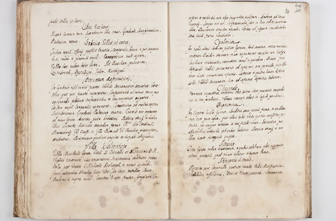 Zdjęcie nr 113 dla obiektu archiwalnego: Visitatio ecclesiarum decanatus Novi Montis, Bythomiensis, Novi Fori, Chodeliensis, Parczoviensis per Rmum Dnum Petrum Skiedzienski Archidiaconum Zawichostensem de anno 1611 peracta