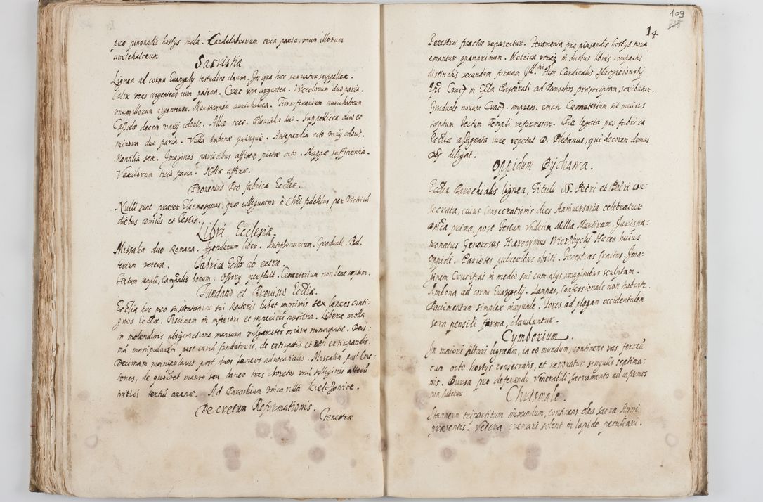 Zdjęcie nr 114 dla obiektu archiwalnego: Visitatio ecclesiarum decanatus Novi Montis, Bythomiensis, Novi Fori, Chodeliensis, Parczoviensis per Rmum Dnum Petrum Skiedzienski Archidiaconum Zawichostensem de anno 1611 peracta