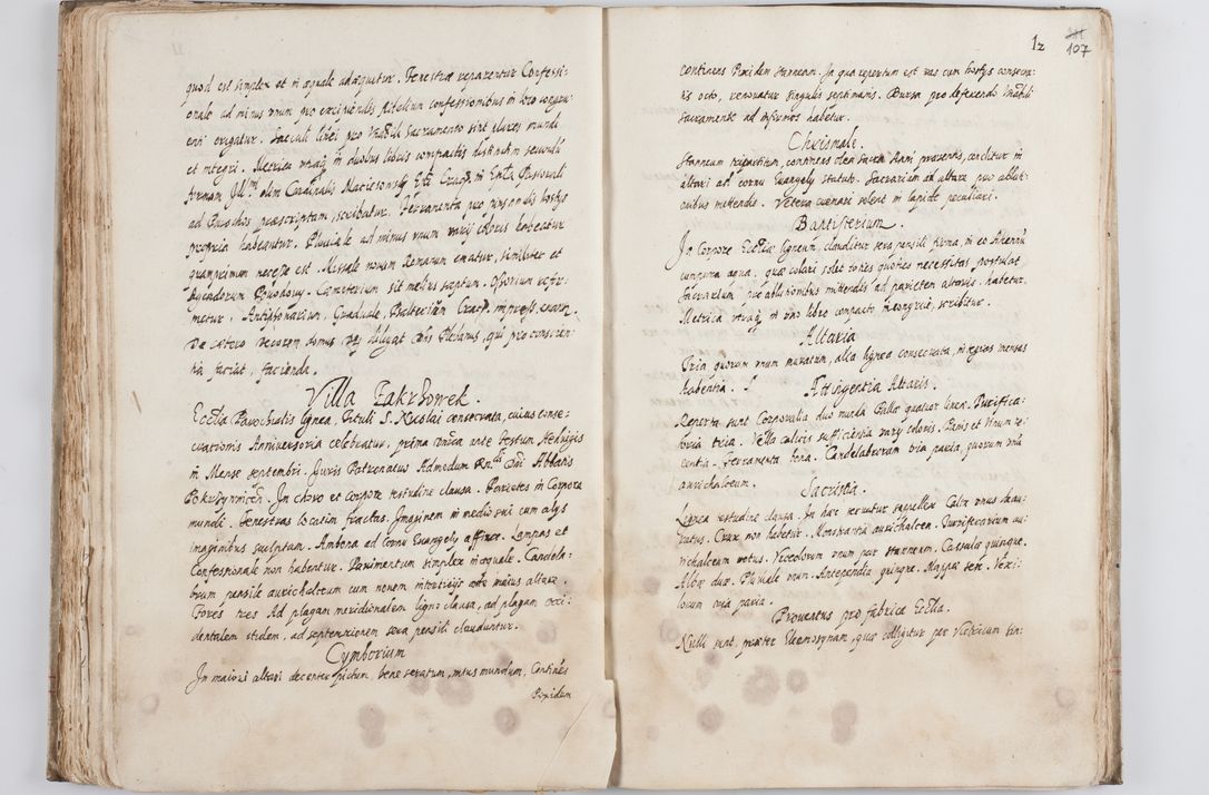 Zdjęcie nr 112 dla obiektu archiwalnego: Visitatio ecclesiarum decanatus Novi Montis, Bythomiensis, Novi Fori, Chodeliensis, Parczoviensis per Rmum Dnum Petrum Skiedzienski Archidiaconum Zawichostensem de anno 1611 peracta