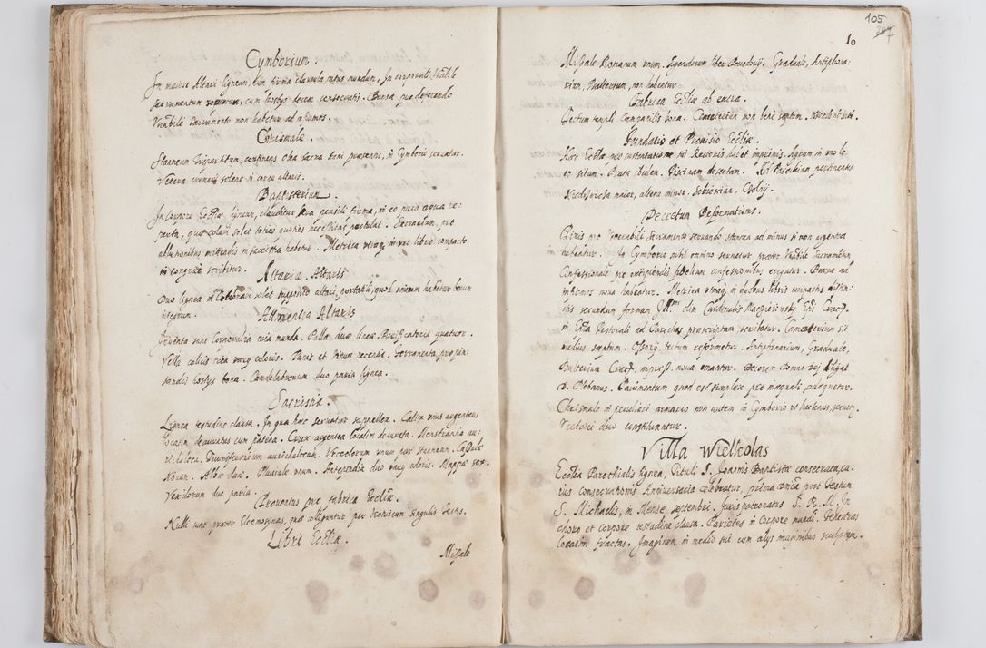 Zdjęcie nr 110 dla obiektu archiwalnego: Visitatio ecclesiarum decanatus Novi Montis, Bythomiensis, Novi Fori, Chodeliensis, Parczoviensis per Rmum Dnum Petrum Skiedzienski Archidiaconum Zawichostensem de anno 1611 peracta