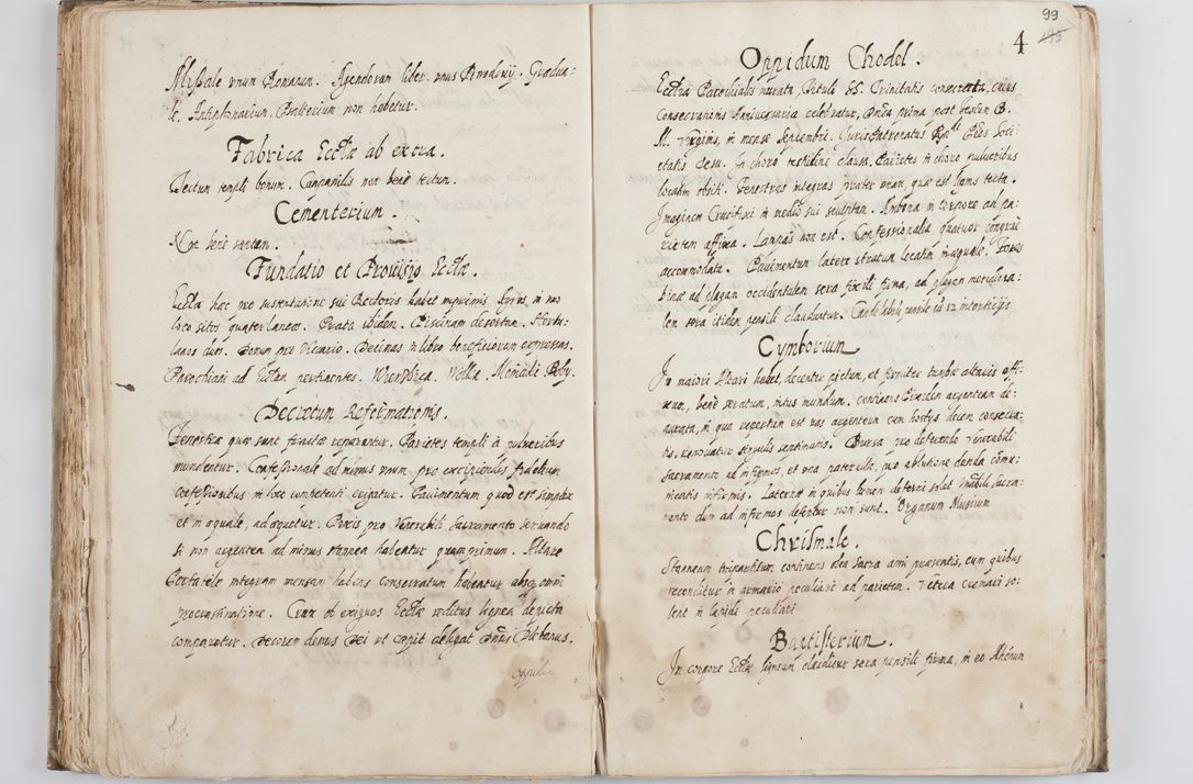 Zdjęcie nr 104 dla obiektu archiwalnego: Visitatio ecclesiarum decanatus Novi Montis, Bythomiensis, Novi Fori, Chodeliensis, Parczoviensis per Rmum Dnum Petrum Skiedzienski Archidiaconum Zawichostensem de anno 1611 peracta