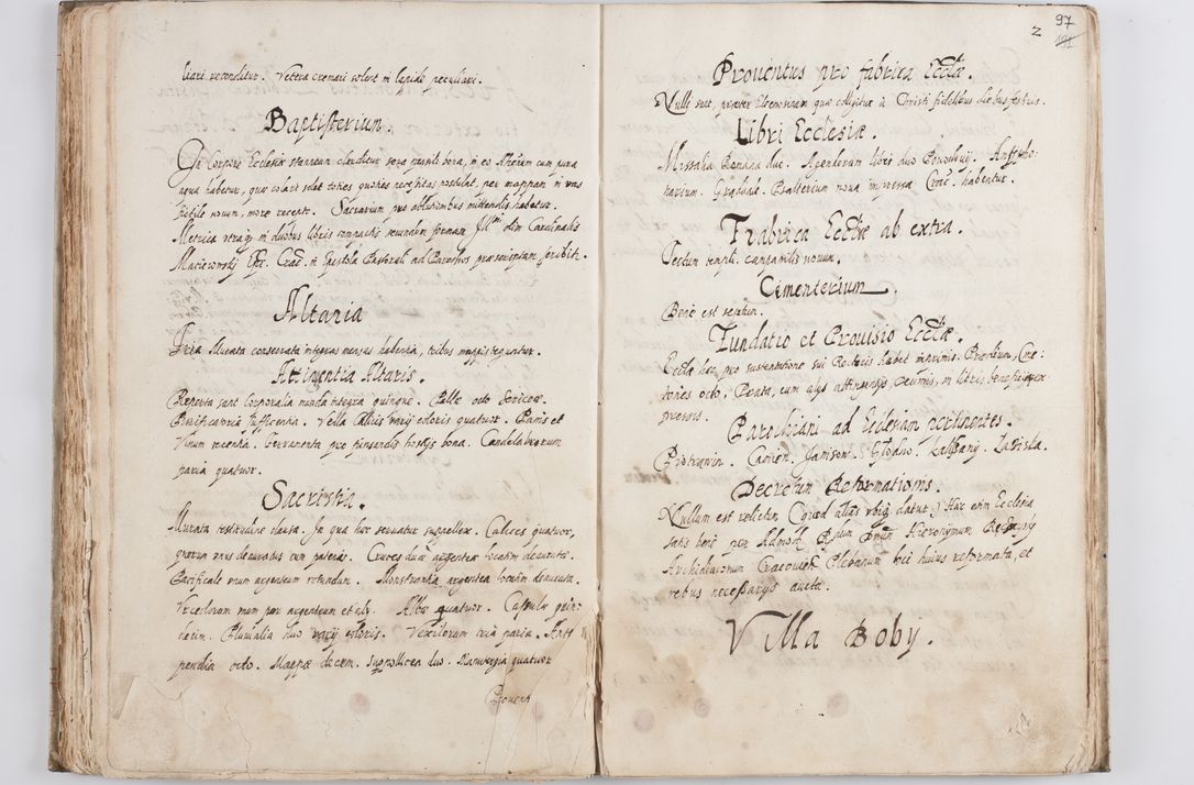 Zdjęcie nr 102 dla obiektu archiwalnego: Visitatio ecclesiarum decanatus Novi Montis, Bythomiensis, Novi Fori, Chodeliensis, Parczoviensis per Rmum Dnum Petrum Skiedzienski Archidiaconum Zawichostensem de anno 1611 peracta