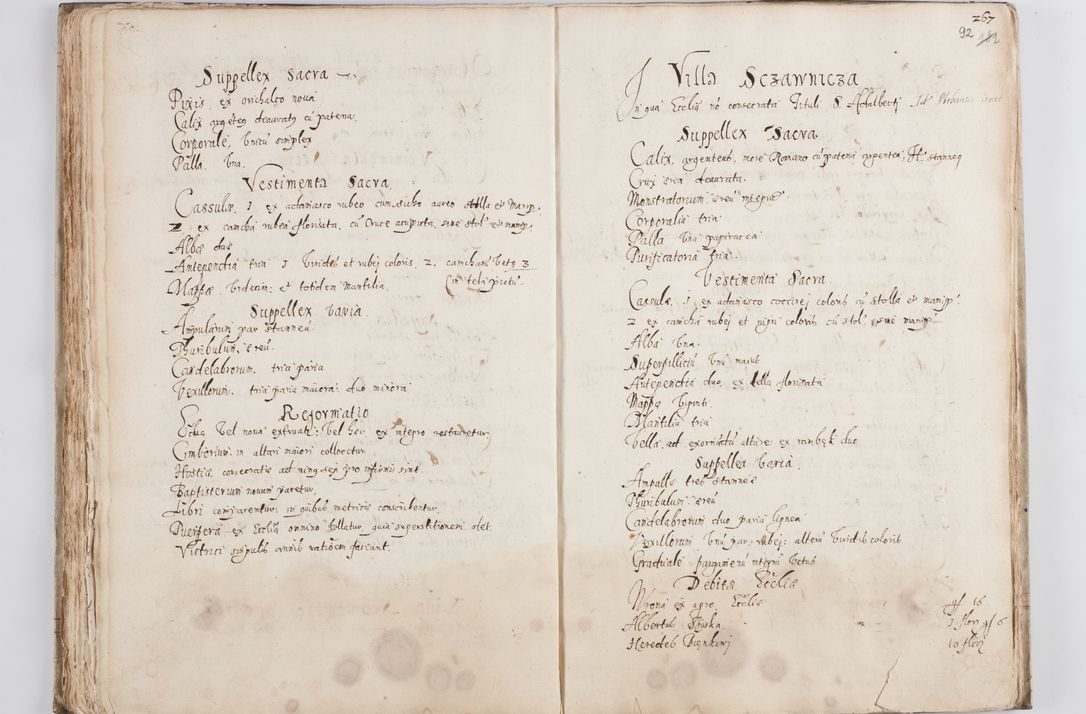 Zdjęcie nr 97 dla obiektu archiwalnego: Visitatio ecclesiarum decanatus Novi Montis, Bythomiensis, Novi Fori, Chodeliensis, Parczoviensis per Rmum Dnum Petrum Skiedzienski Archidiaconum Zawichostensem de anno 1611 peracta