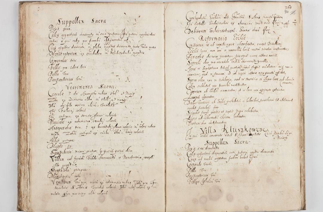 Zdjęcie nr 95 dla obiektu archiwalnego: Visitatio ecclesiarum decanatus Novi Montis, Bythomiensis, Novi Fori, Chodeliensis, Parczoviensis per Rmum Dnum Petrum Skiedzienski Archidiaconum Zawichostensem de anno 1611 peracta