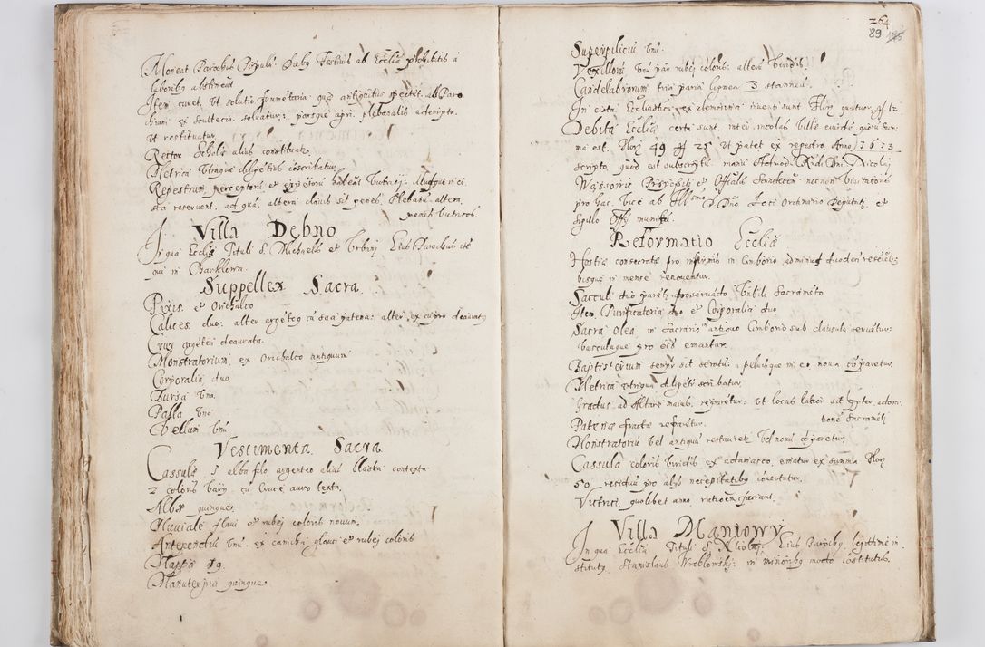 Zdjęcie nr 94 dla obiektu archiwalnego: Visitatio ecclesiarum decanatus Novi Montis, Bythomiensis, Novi Fori, Chodeliensis, Parczoviensis per Rmum Dnum Petrum Skiedzienski Archidiaconum Zawichostensem de anno 1611 peracta