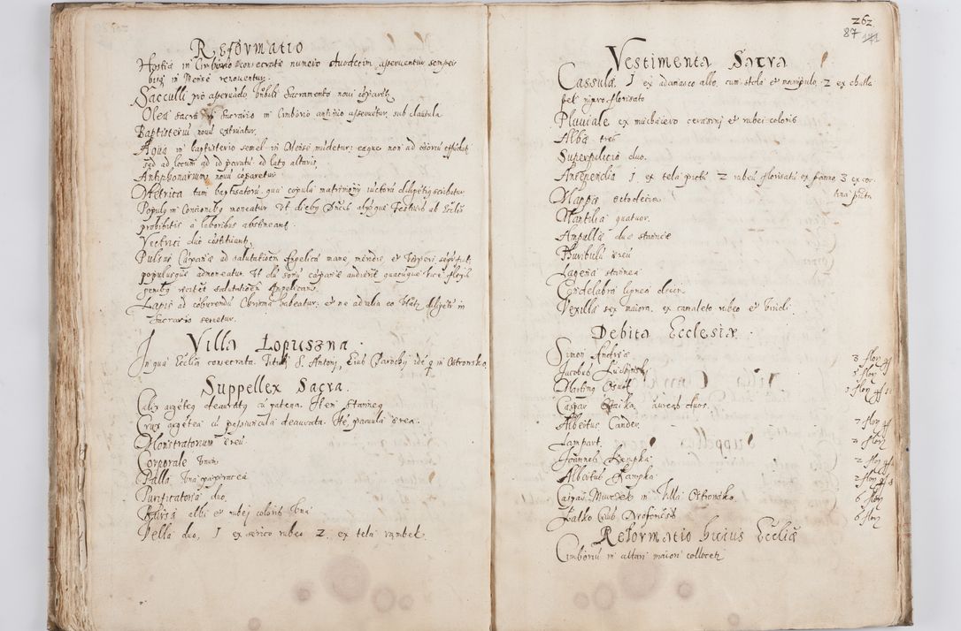 Zdjęcie nr 92 dla obiektu archiwalnego: Visitatio ecclesiarum decanatus Novi Montis, Bythomiensis, Novi Fori, Chodeliensis, Parczoviensis per Rmum Dnum Petrum Skiedzienski Archidiaconum Zawichostensem de anno 1611 peracta