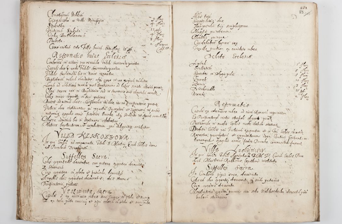 Zdjęcie nr 88 dla obiektu archiwalnego: Visitatio ecclesiarum decanatus Novi Montis, Bythomiensis, Novi Fori, Chodeliensis, Parczoviensis per Rmum Dnum Petrum Skiedzienski Archidiaconum Zawichostensem de anno 1611 peracta