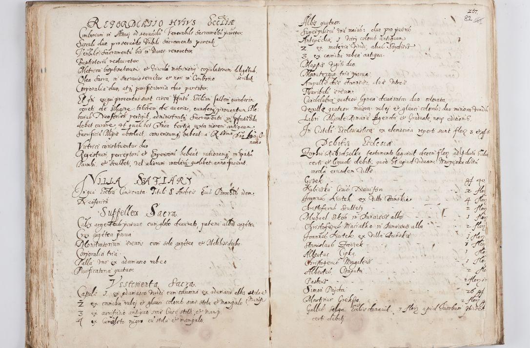 Zdjęcie nr 87 dla obiektu archiwalnego: Visitatio ecclesiarum decanatus Novi Montis, Bythomiensis, Novi Fori, Chodeliensis, Parczoviensis per Rmum Dnum Petrum Skiedzienski Archidiaconum Zawichostensem de anno 1611 peracta