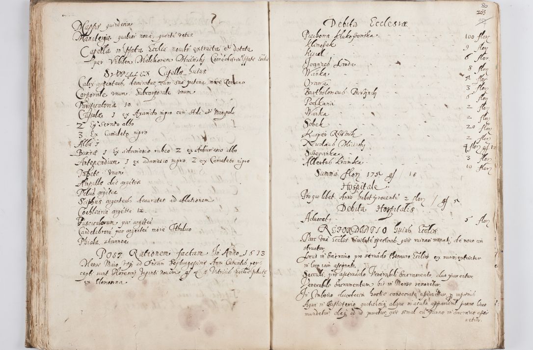 Zdjęcie nr 85 dla obiektu archiwalnego: Visitatio ecclesiarum decanatus Novi Montis, Bythomiensis, Novi Fori, Chodeliensis, Parczoviensis per Rmum Dnum Petrum Skiedzienski Archidiaconum Zawichostensem de anno 1611 peracta