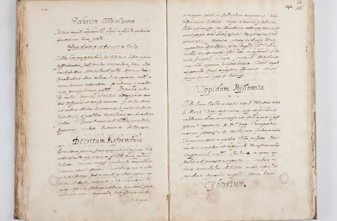 Zdjęcie nr 72 dla obiektu archiwalnego: Visitatio ecclesiarum decanatus Novi Montis, Bythomiensis, Novi Fori, Chodeliensis, Parczoviensis per Rmum Dnum Petrum Skiedzienski Archidiaconum Zawichostensem de anno 1611 peracta