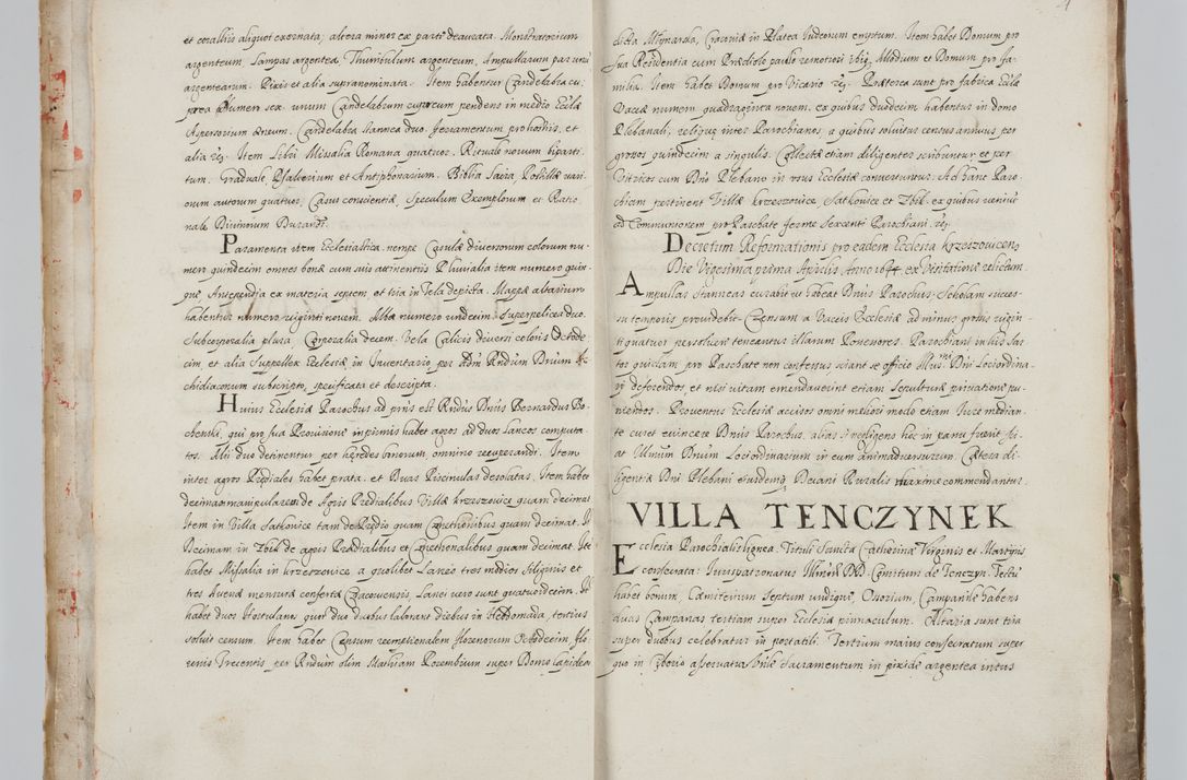 Zdjęcie nr 10 dla obiektu archiwalnego: Liber visitationum a R. D. Joanne Tarnowski, archidiacono Cracoviensi visitatarum ecclesiarum parachialium in decanatibus: Novi Monte, Scavinensi, Zatoriensi, Żiwecensi et Oswiecimensi in annis 1644 - 1647 expeditarum.