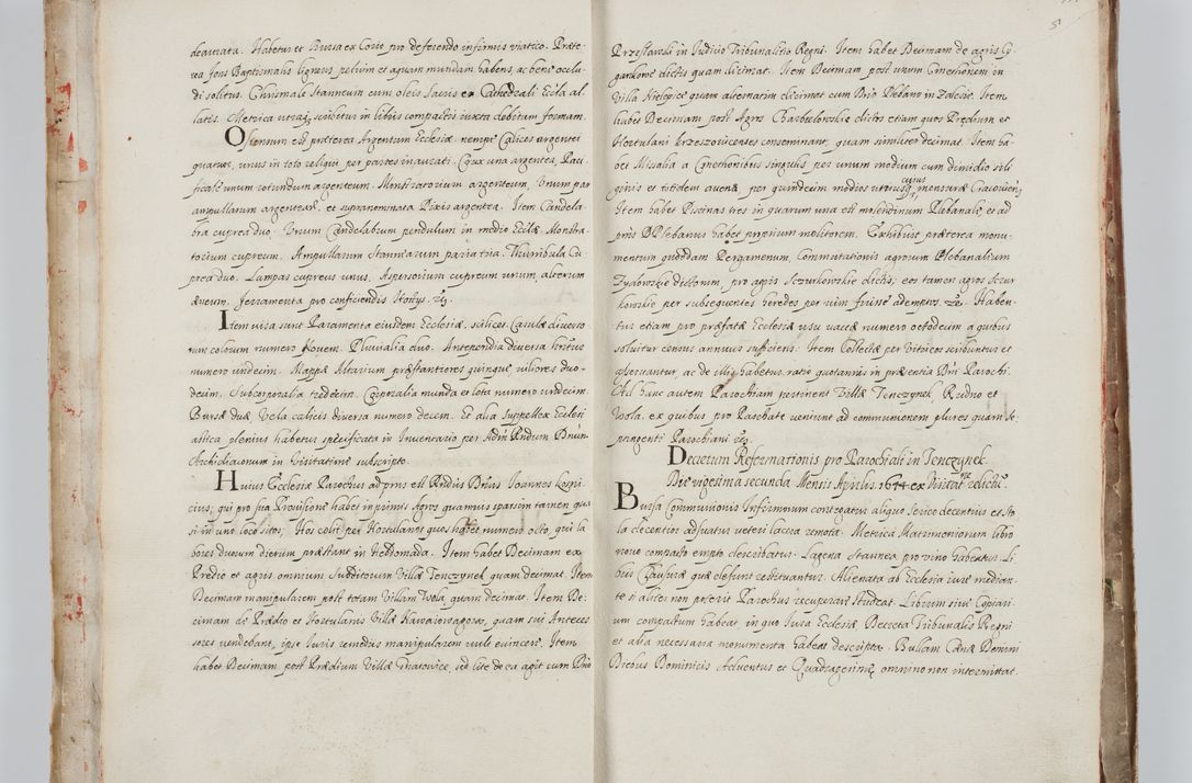 Zdjęcie nr 11 dla obiektu archiwalnego: Liber visitationum a R. D. Joanne Tarnowski, archidiacono Cracoviensi visitatarum ecclesiarum parachialium in decanatibus: Novi Monte, Scavinensi, Zatoriensi, Żiwecensi et Oswiecimensi in annis 1644 - 1647 expeditarum.