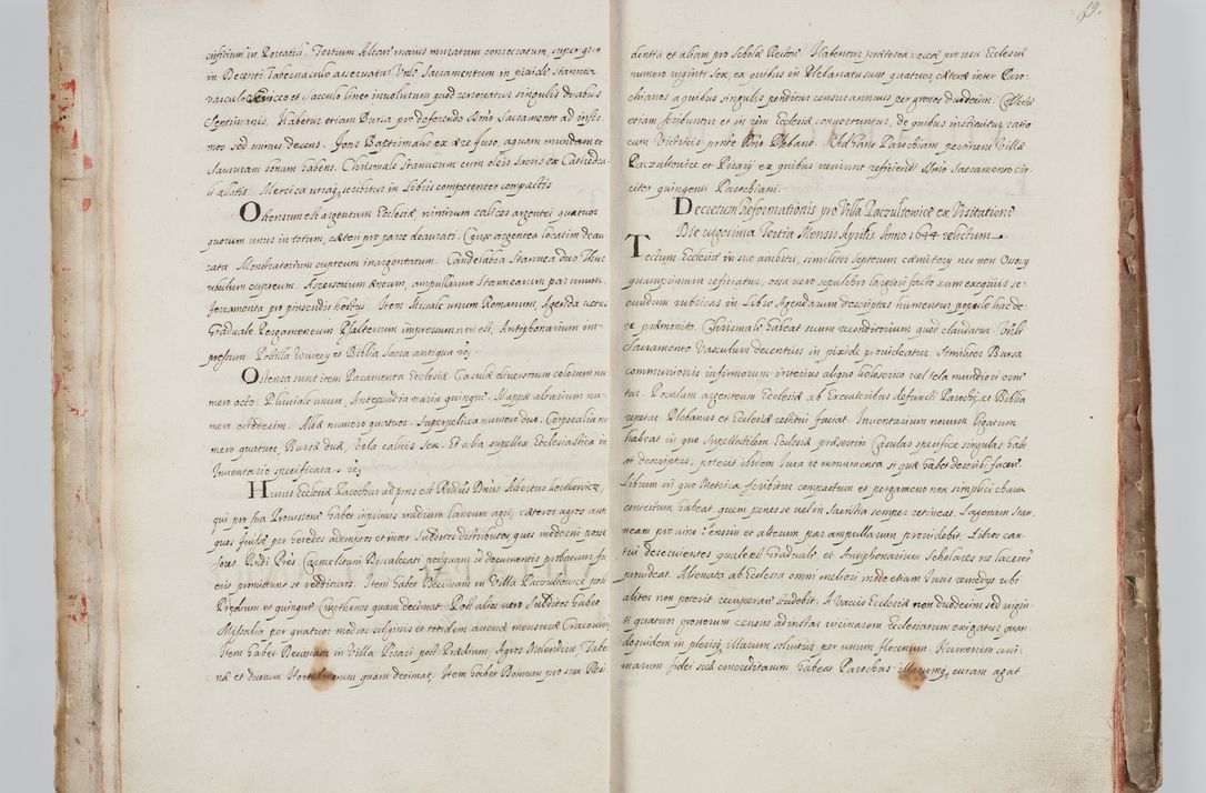 Zdjęcie nr 15 dla obiektu archiwalnego: Liber visitationum a R. D. Joanne Tarnowski, archidiacono Cracoviensi visitatarum ecclesiarum parachialium in decanatibus: Novi Monte, Scavinensi, Zatoriensi, Żiwecensi et Oswiecimensi in annis 1644 - 1647 expeditarum.