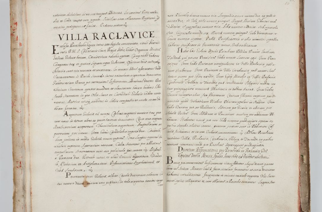 Zdjęcie nr 16 dla obiektu archiwalnego: Liber visitationum a R. D. Joanne Tarnowski, archidiacono Cracoviensi visitatarum ecclesiarum parachialium in decanatibus: Novi Monte, Scavinensi, Zatoriensi, Żiwecensi et Oswiecimensi in annis 1644 - 1647 expeditarum.