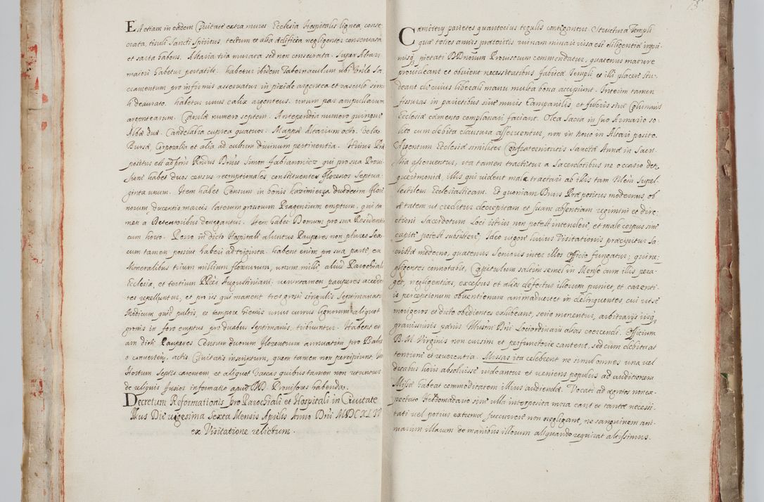 Zdjęcie nr 21 dla obiektu archiwalnego: Liber visitationum a R. D. Joanne Tarnowski, archidiacono Cracoviensi visitatarum ecclesiarum parachialium in decanatibus: Novi Monte, Scavinensi, Zatoriensi, Żiwecensi et Oswiecimensi in annis 1644 - 1647 expeditarum.