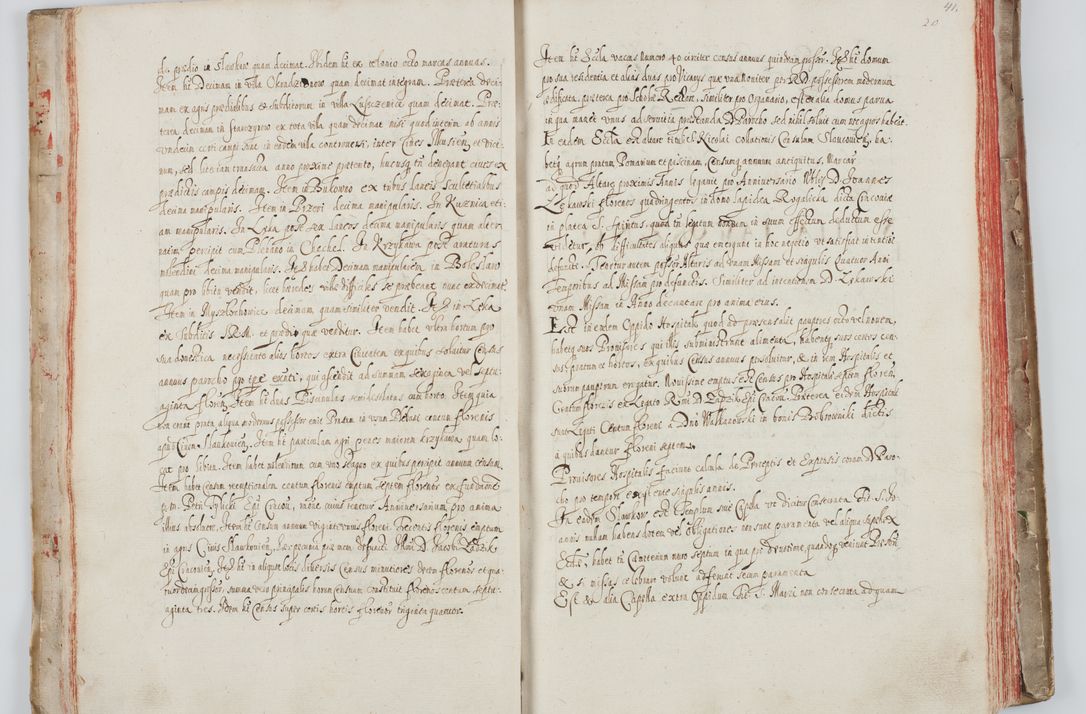 Zdjęcie nr 26 dla obiektu archiwalnego: Liber visitationum a R. D. Joanne Tarnowski, archidiacono Cracoviensi visitatarum ecclesiarum parachialium in decanatibus: Novi Monte, Scavinensi, Zatoriensi, Żiwecensi et Oswiecimensi in annis 1644 - 1647 expeditarum.