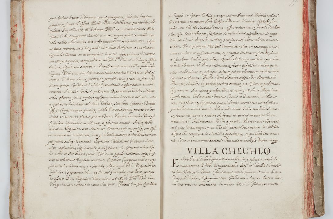 Zdjęcie nr 23 dla obiektu archiwalnego: Liber visitationum a R. D. Joanne Tarnowski, archidiacono Cracoviensi visitatarum ecclesiarum parachialium in decanatibus: Novi Monte, Scavinensi, Zatoriensi, Żiwecensi et Oswiecimensi in annis 1644 - 1647 expeditarum.