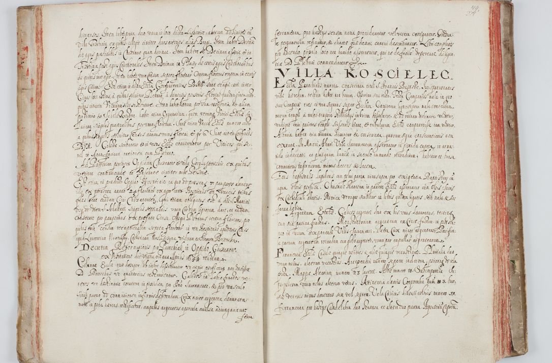 Zdjęcie nr 31 dla obiektu archiwalnego: Liber visitationum a R. D. Joanne Tarnowski, archidiacono Cracoviensi visitatarum ecclesiarum parachialium in decanatibus: Novi Monte, Scavinensi, Zatoriensi, Żiwecensi et Oswiecimensi in annis 1644 - 1647 expeditarum.